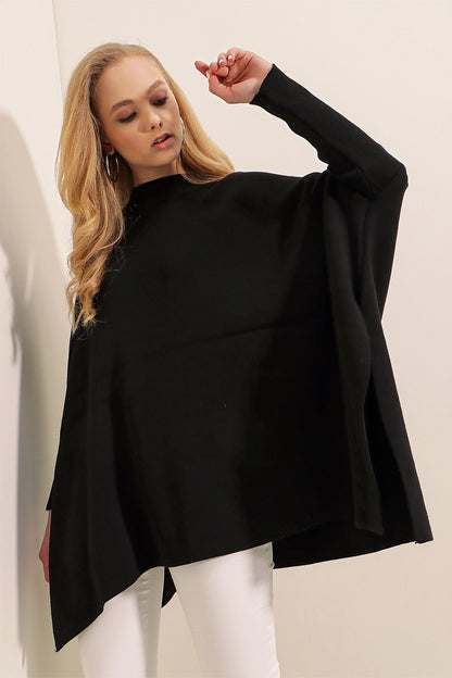 Pull Poncho surdimensionné