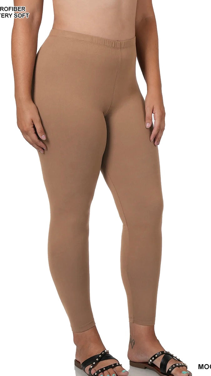 Legging pleine longueur en microfibre