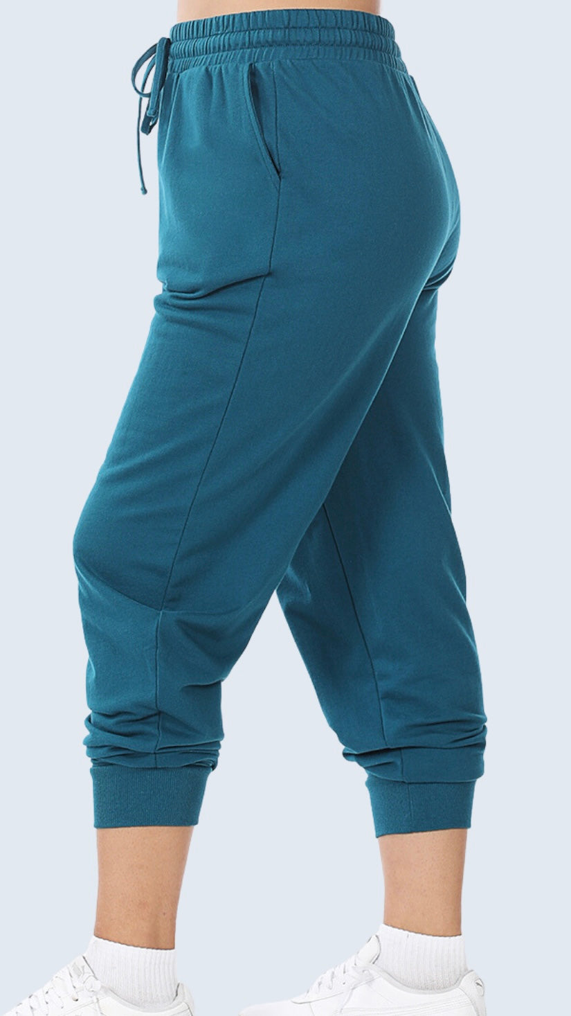 Pantalon de jogging en molleton avec poches latérales