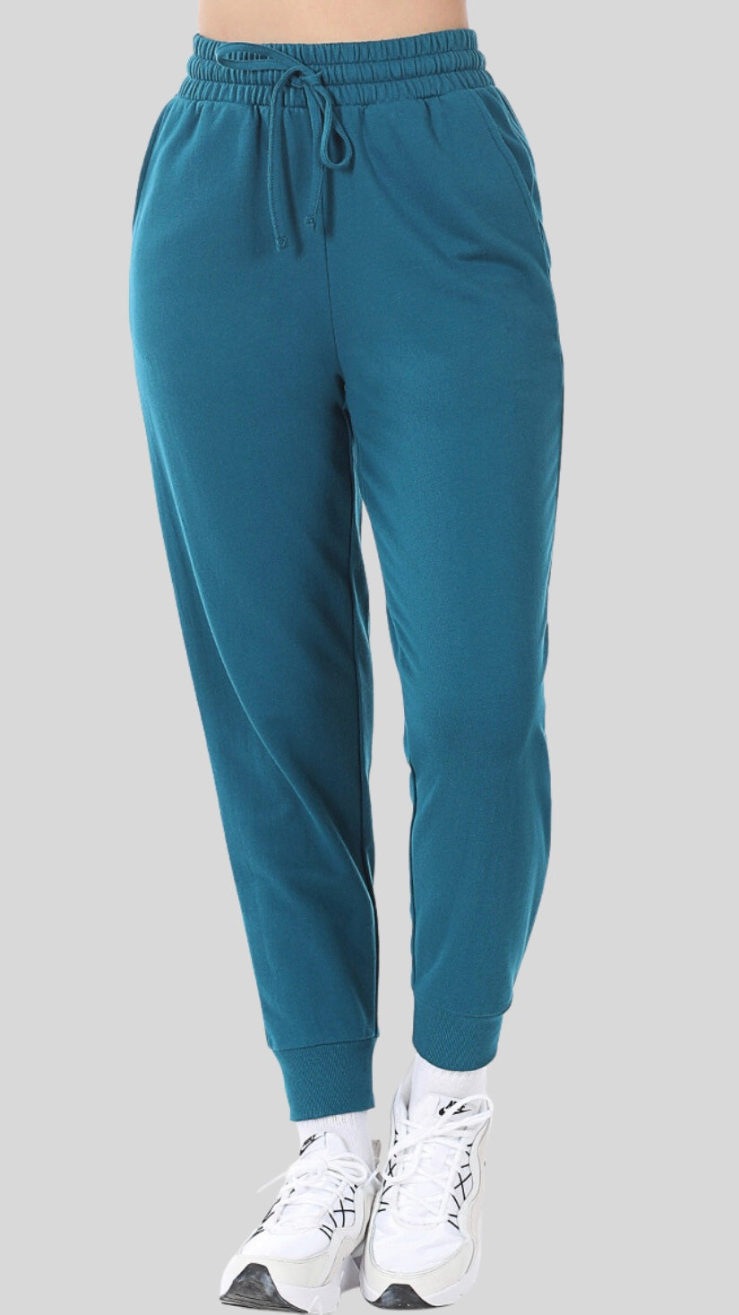 Pantalon de jogging en molleton avec poches latérales